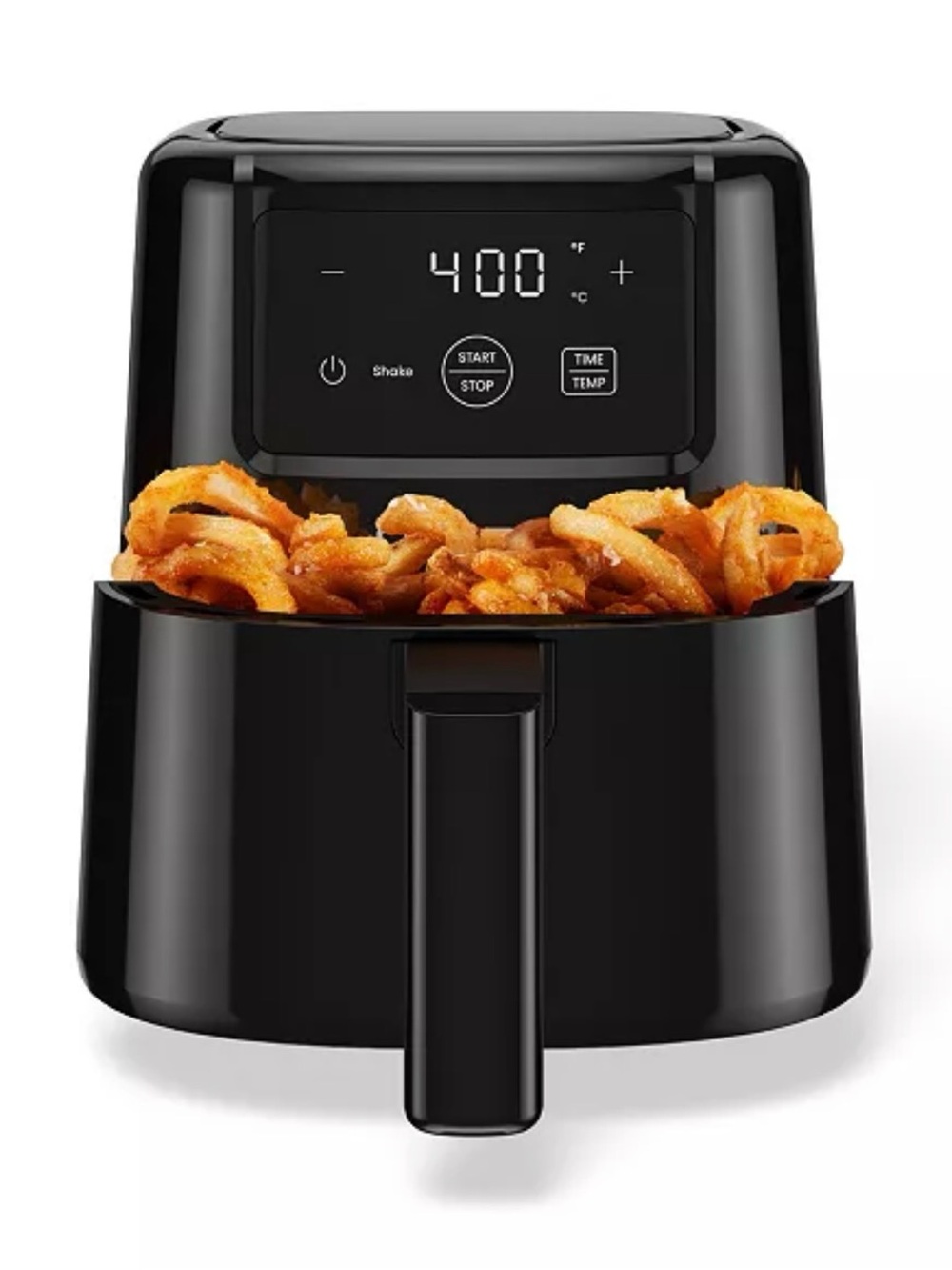 Black Digital Air Fryer with Touch Controls - Household Kitchen Cooker